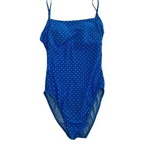 Lands End polka dot one piece bathing suit